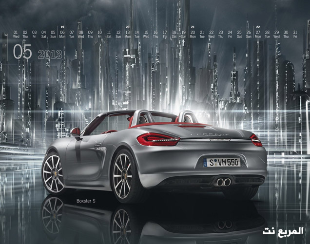 بورش تطلق دليل "التقويم السنوي"الحائط لعام 2013 للسيارة الجديدة بورش ميجا سيتي 2013 Porsche 3